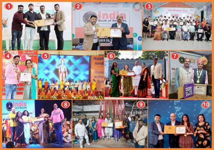 India Book of Records supports talent and daring acts