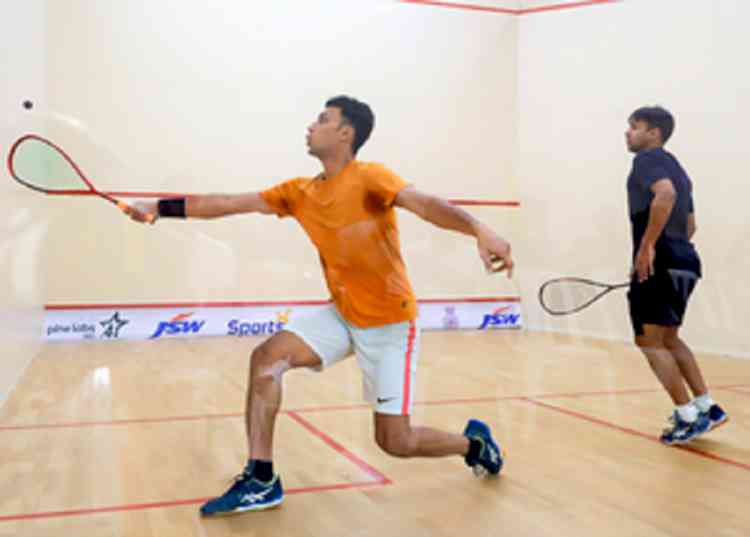 Senior Squash Open: Patel, Chavan score hard-fought wins