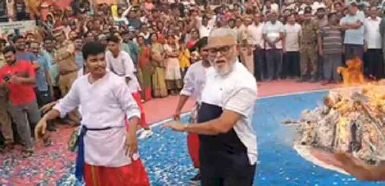 Andhra minister adds colour to Sankranti with his dance