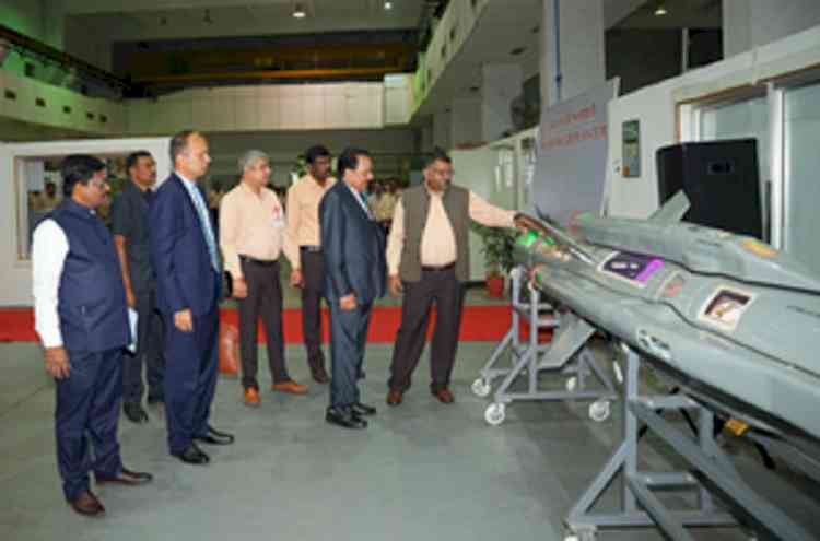 Indigenously-developed Astra missile flagged off at BDL Hyderabad
