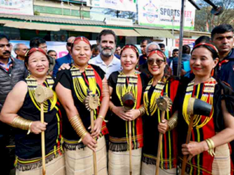 BJNY Day 2: Rahul interact with hundreds of people as Nyay Yatra enters Nagaland