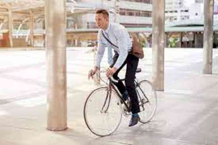 Cycle to work for better mental health: Study