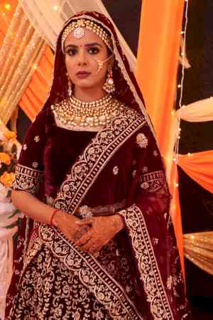 Nikki Sharma did her own bridal makeup for 'Pyaar Ka Pehla Adhyaya ShivShakti'