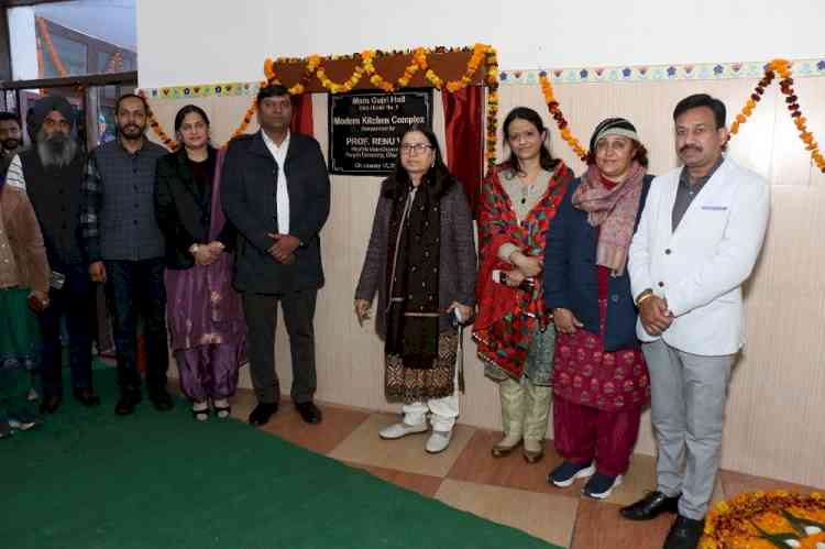 Inauguration of Mata Gujri Hall's Modern Kichen Complex 