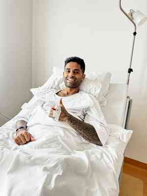 Suryakumar Yadav undergoes groin surgery in Germany