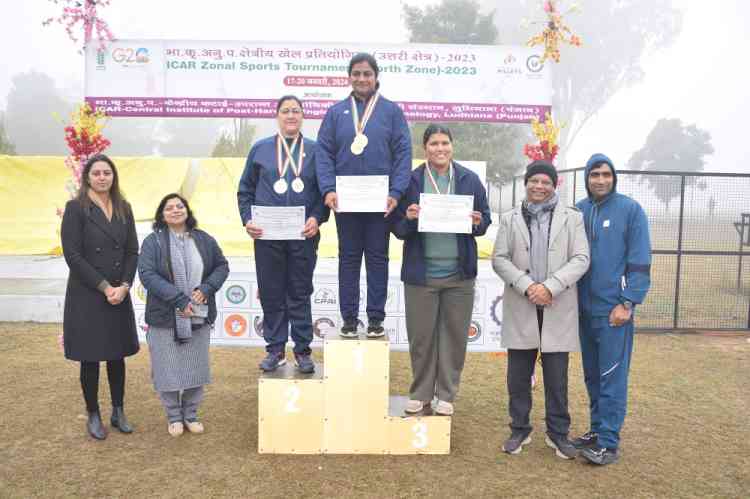 ICAR Zonal Sports Tournament held at Ludhiana on 3rd day with great fervour