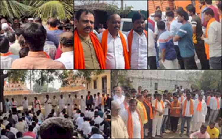 K'taka: Hindu activists beaten up in Muslim-dominated locality over 'Jai Shri Ram' slogans