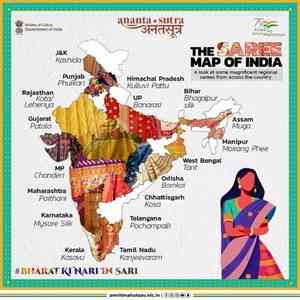 Sarees from across country to be showcased at Kartavya Path on R-Day