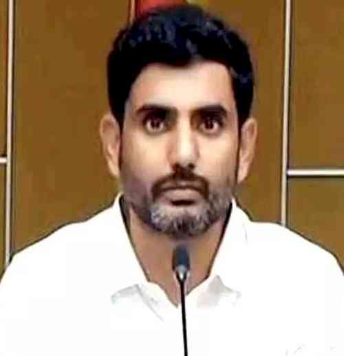 Nara Lokesh extends support to agitating Anganwadi workers in Andhra