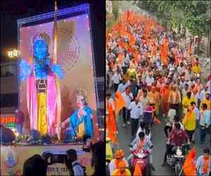 Maha hails Lord Ram with poojas, temple bells, prasad and colourful celebrations