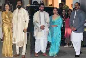 Ranbir-Alia, Vicky-Katrina stun in ethnic wear as they jet off to Ayodhya