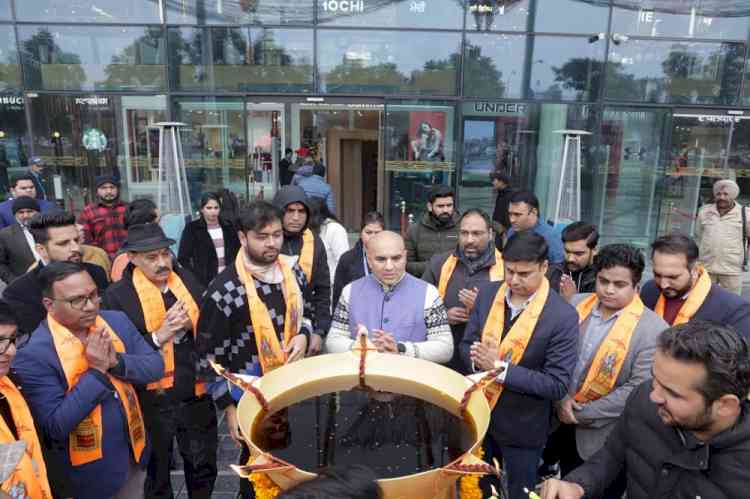 CP67 Mall hosts grand diya lighting and gives free PVR tickets for live screening of Holy Shree Ram Mandir Inauguration in Ayodhya