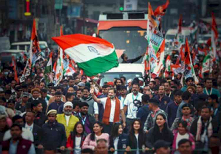 Rahul's Bharat Jodo Nyay Yatra enters Meghalaya from Assam