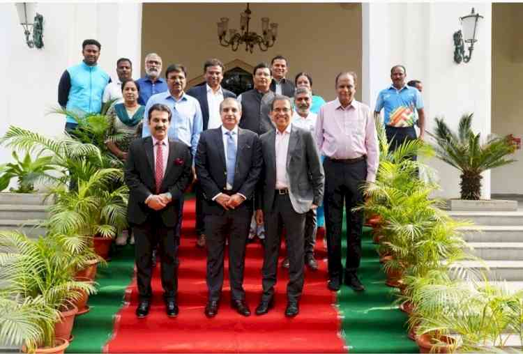 The Hyderabad Public School honors esteemed alumnus Harsha Bhogle with Excellence for Sports Commentary and Journalism award