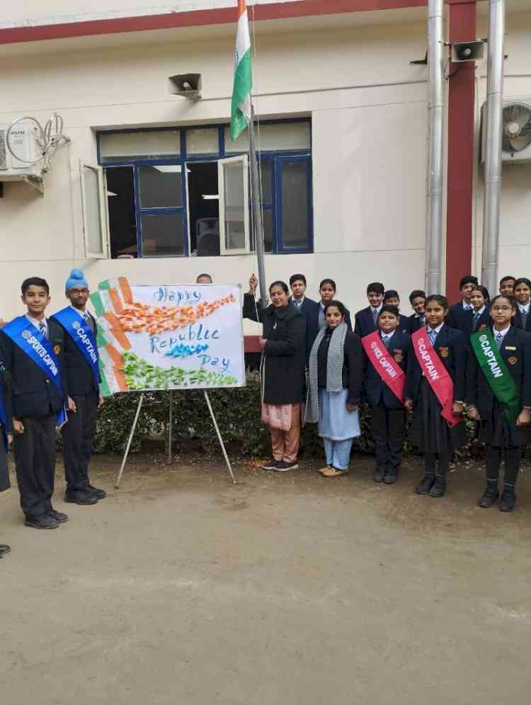 Apeejay School, Tanda Road, Jalandhar, Celebrates Republic Day