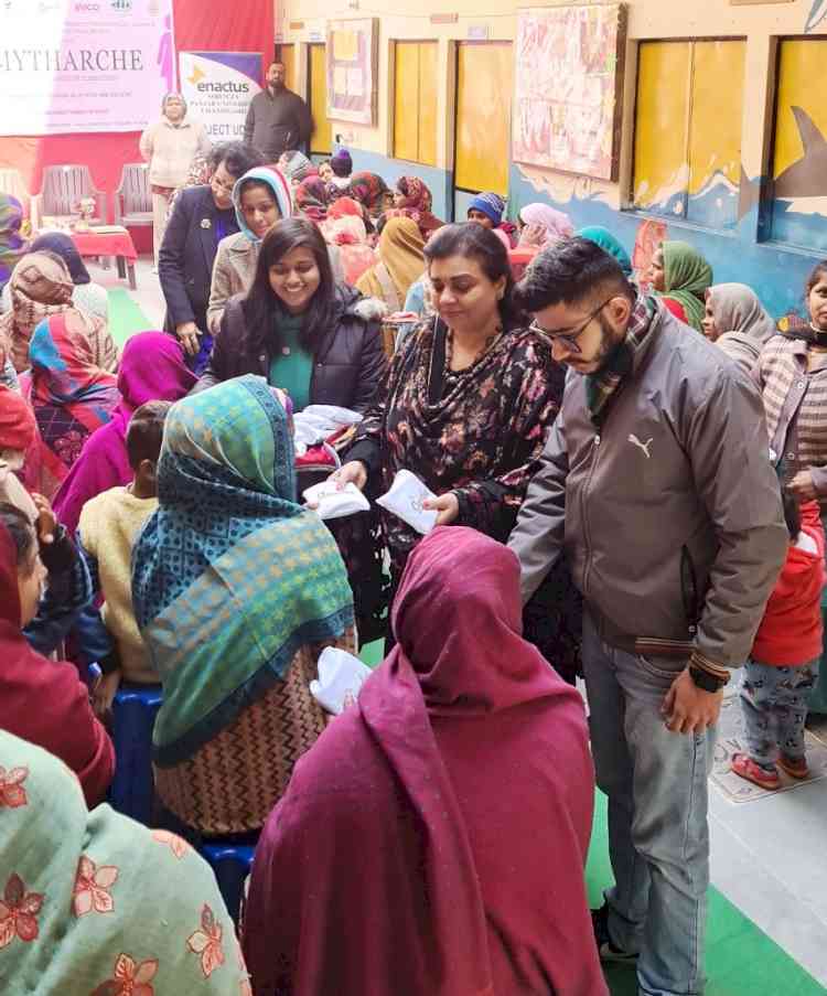 Enactus Team of Panjab University illuminates Nayagaon with financial literacy and healthcare workshop on eve of Republic Day