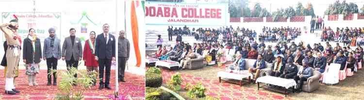 Student Welfare Committee of Doaba College celebrated 75th Republic Day