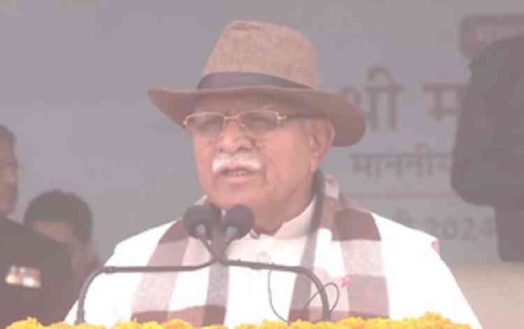 Proud to hoist national flag in Karnal, says Haryana CM