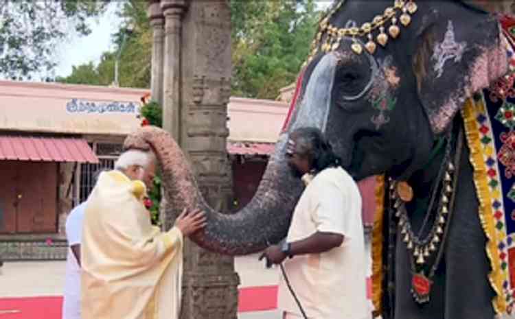 PM adds local flavour to Ram narrative with his TN temple appearances