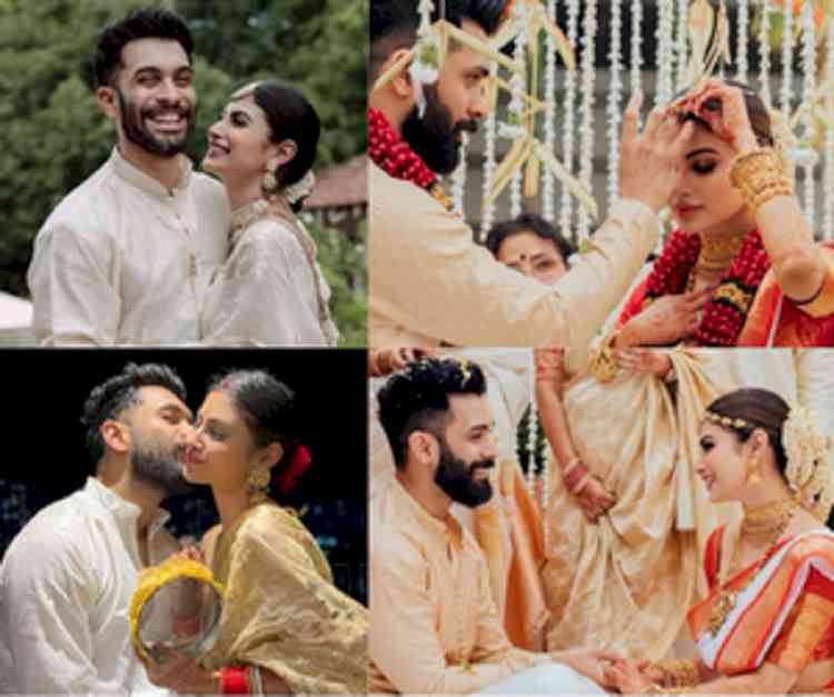'730 days of countless memories,' says Mouni Roy as she wishes Suraj on 2 yrs of marital bliss