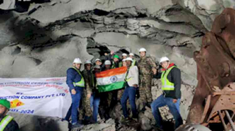 BRO breakthrough on Golden Arc Road by building 700 meter Naushera tunnel