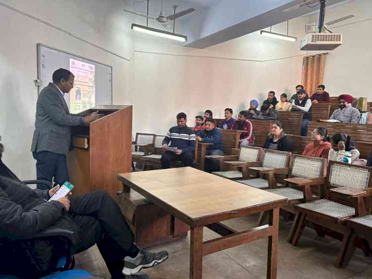 Special lectures organised by Panjab university department on “Digital transition and libraries, Media and information literacy in the digital age”
