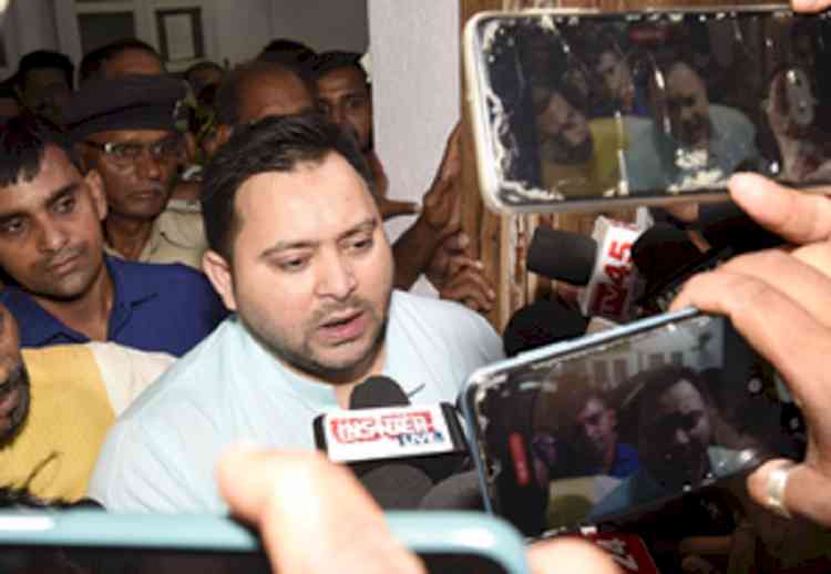 Tejashwi Yadav reaches ED office in Patna for questioning in land-for-job case