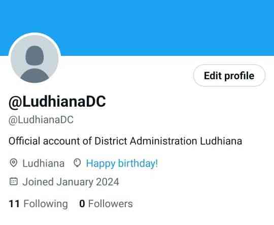 Now tweet away to District Administration Ludhiana