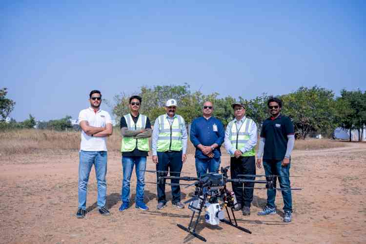 Marut Drones delivers the First-Ever Mineral Exploration Drones in India to NMDC