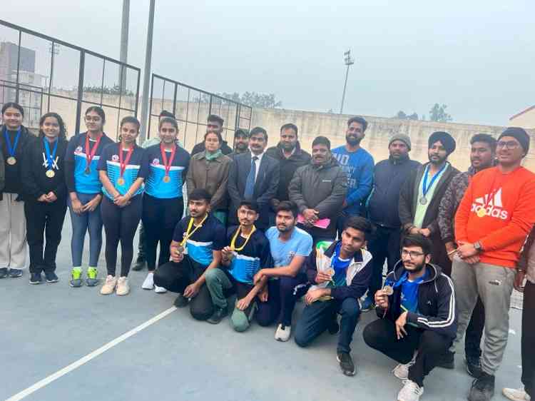 IKGPTU Inter College Lawn Tennis Tournament won by DAVIET & GNE