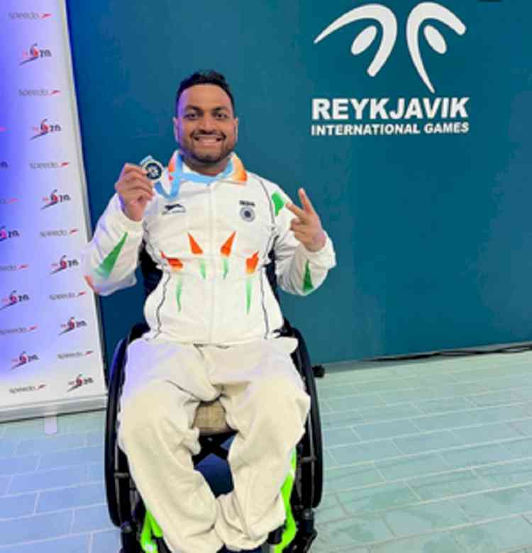 Para swimmer Shams Aalam set two national records, wins six medals at Reykjavik International Games