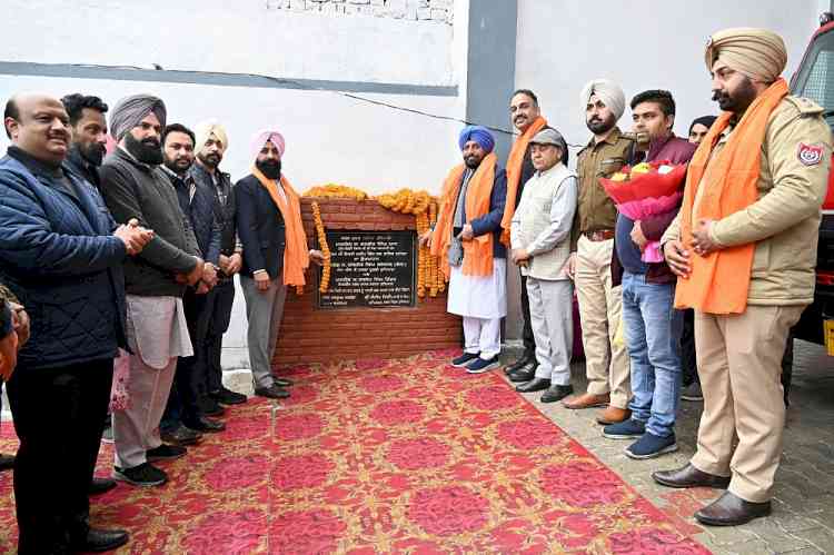 MLA Grewal and MC Commissioner inaugurate newly established Fire Station on Tajpur road