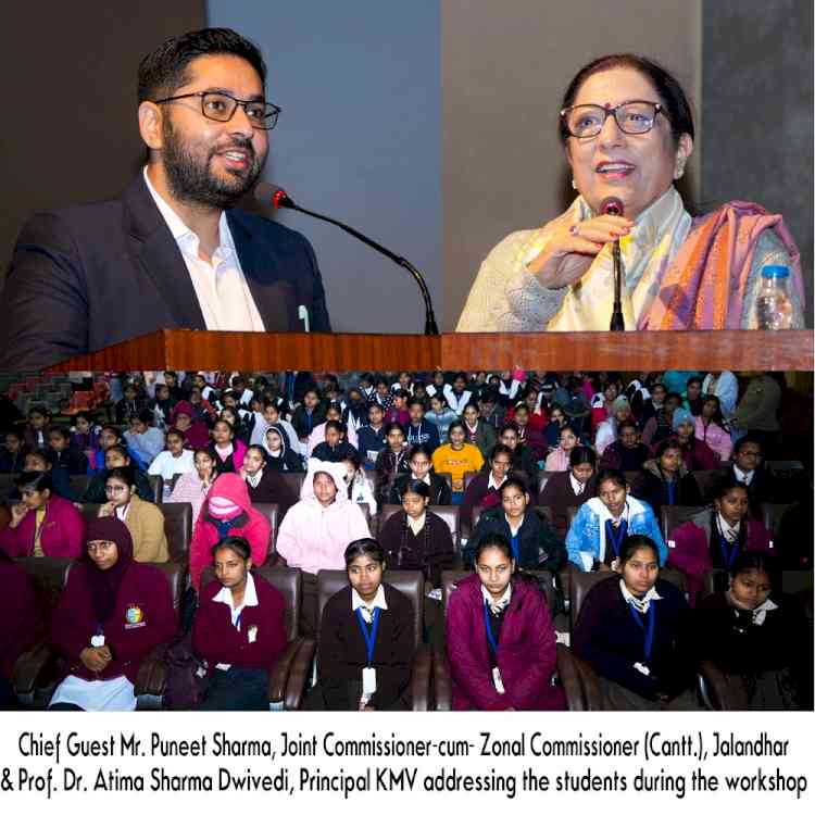 KMV organises National Workshop for more than 500 school students on Waste Segregation and Hand Hygiene