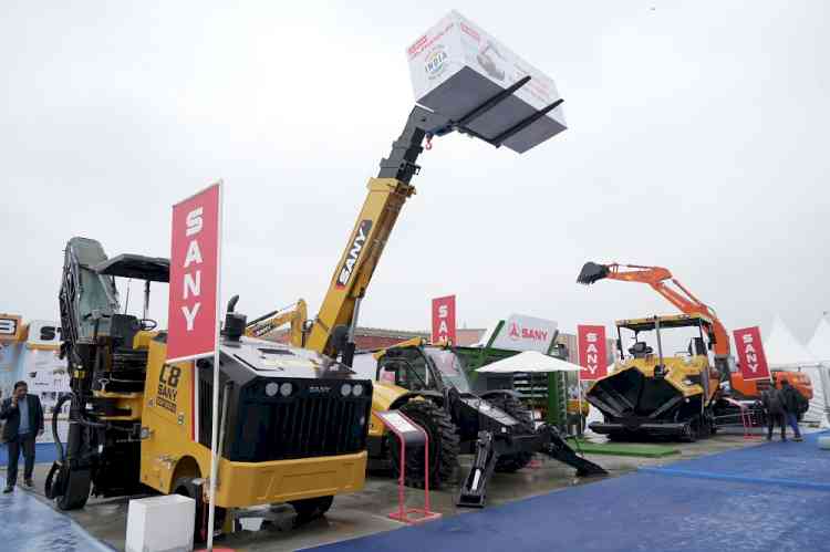 SANY India Showcases “Make in India” Global Construction Equipment Lineup at Bharat Mobility Global Expo 2024