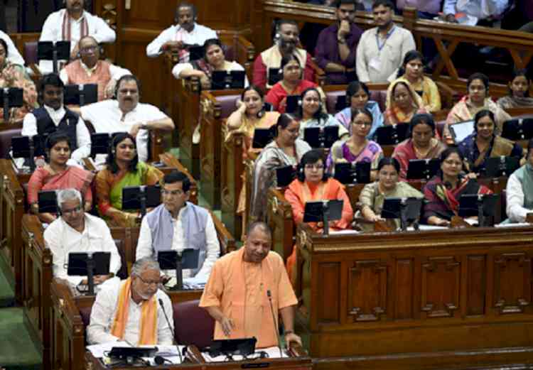 UP assembly reverberates with chants of 'Jai Shri Ram'