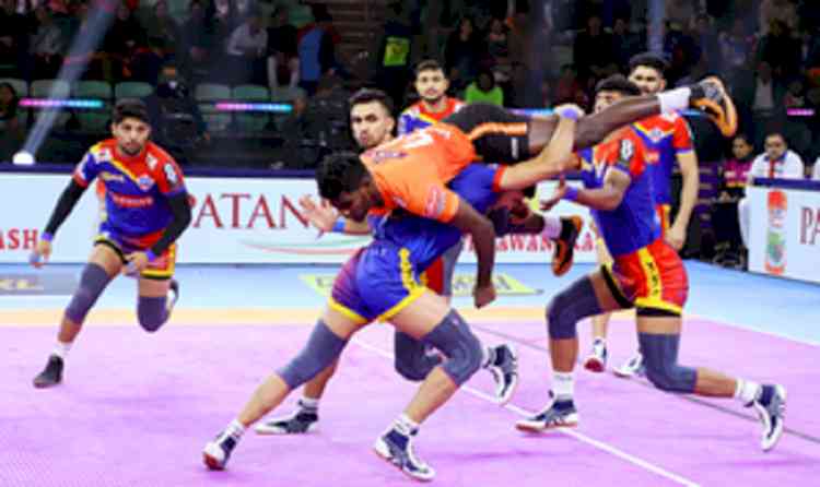 PKL 10: Sumit’s High 5 earns U.P. Yoddhas an important win over U Mumba