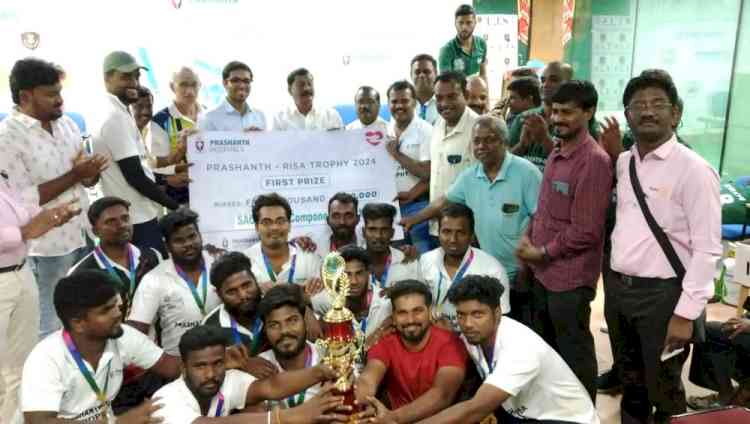 Season 2 of Prashanth Hospitals’ Corporate Cricket Tournament (CCT 2024) concludes with celebration of Sportsmanship and Charitable Commitment