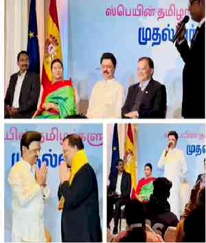 Stalin requests support from Tamil diaspora in Spain for state's development