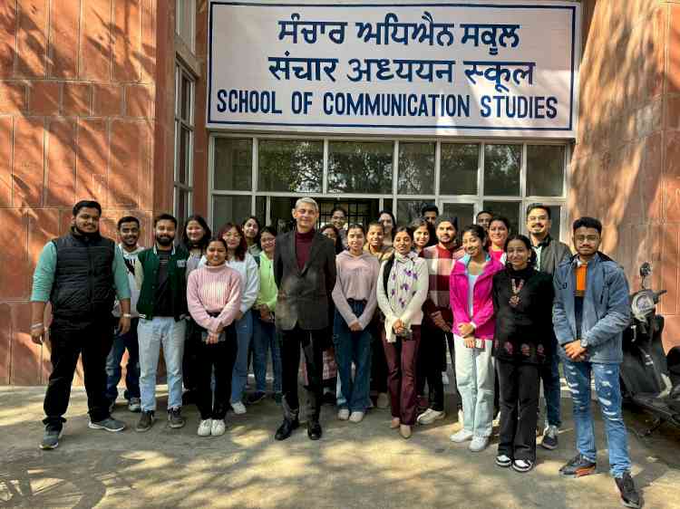 School of Communication Studies, PU hosts Special Lecture on Digital Journalism by Former BBC Editor, Atul Sangar