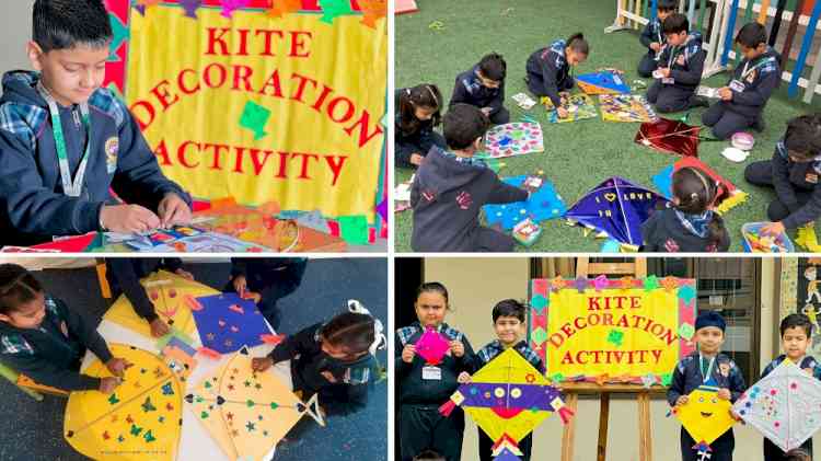 Children of InnoKids of Innocent Hearts showcased their talent in 'Kite Decoration' and 'Fun with Colors' activities