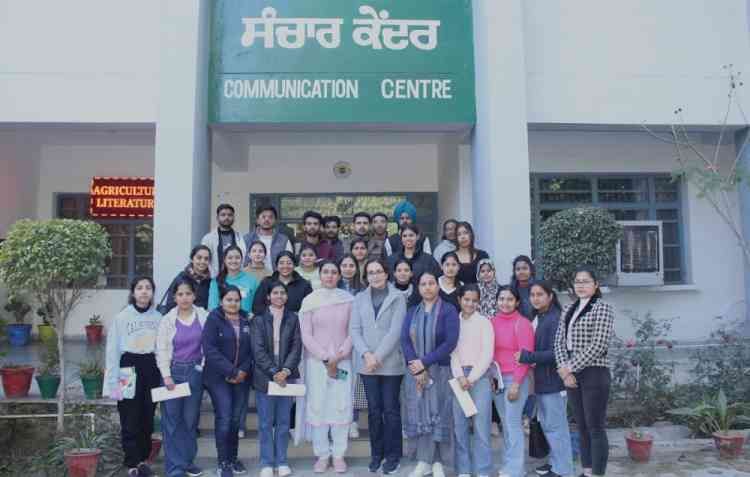 PAU'S RAWE STUDENTS GAIN INSIGHT INTO VITAL ROLE OF COMMUNICATION CENTRE IN BRIDGING KNOWLEDGE GAPS