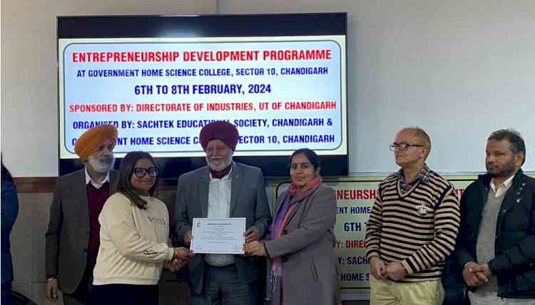 3-Day Entrepreneurial and Skill Development Workshop concluded at Home Science College
