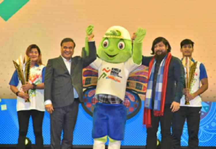 Himanta Biswa Sarma launches mascot for the Khelo India University Games 2023