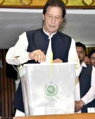 Pak polls: Imran Khan casts ballot from Adiala jail