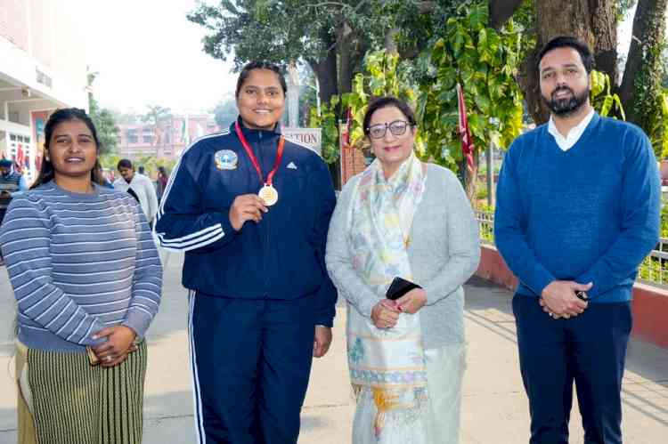 KMV’s Gurjeet Kaur performs brilliantly in All India Inter-University Pencak Silat Championship