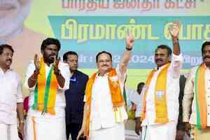 BJP chief Nadda in Chennai, to meet OPS, other potential allies