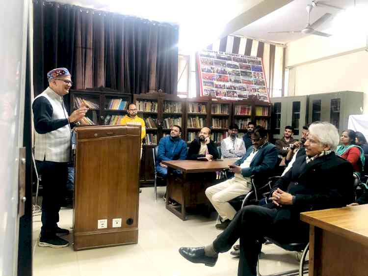 Two Special lectures held in Panjab University’s Sanskrit department