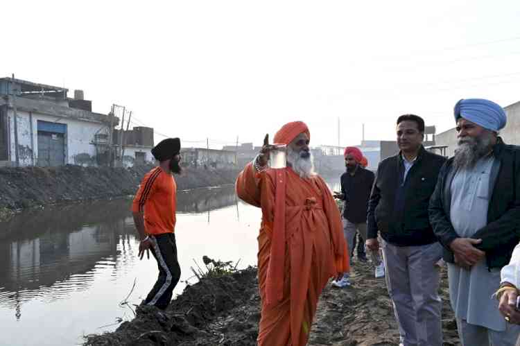 Rajya Sabha MP Sant Seechewal inspects Jamalpur STP; conducts meeting with PPCB and MC officials