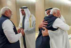 PM Modi meets UAE President in Abu Dhabi