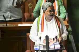 Siddaramaiah presents revenue deficit budget; total outlay Rs 3.71 lakh crore